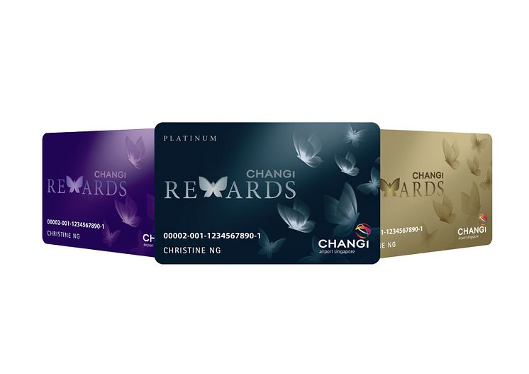 New Changi Rewards 2014 membership cards