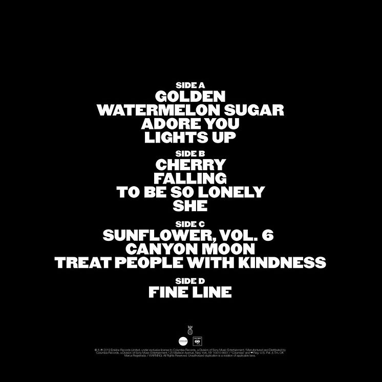 Harry Styles - Fine Line - tracklist