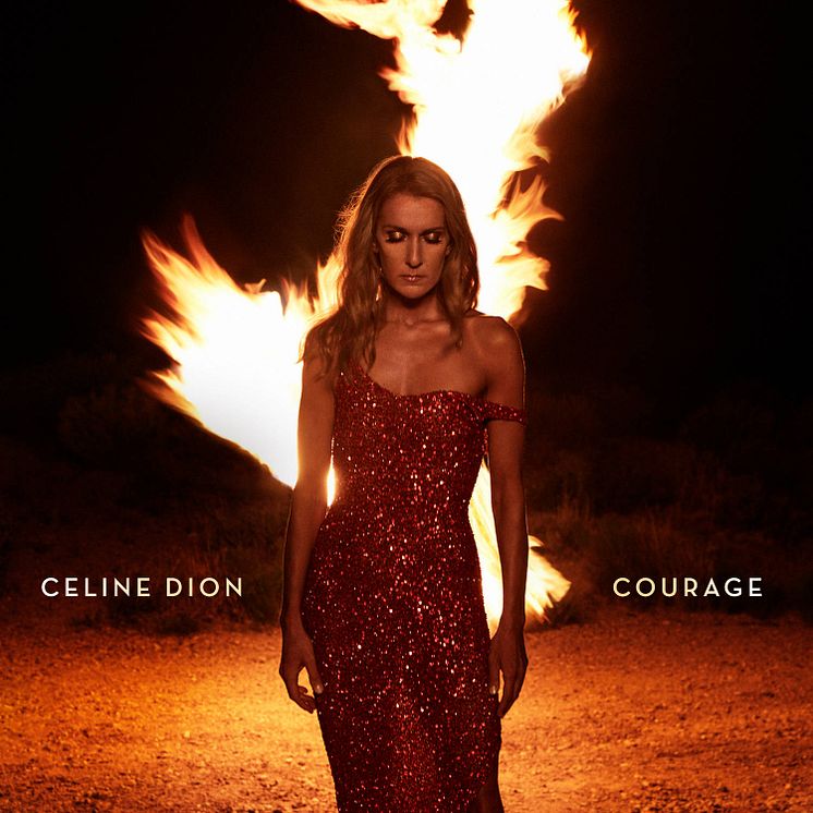 Celine Dion - Courage Omslag 