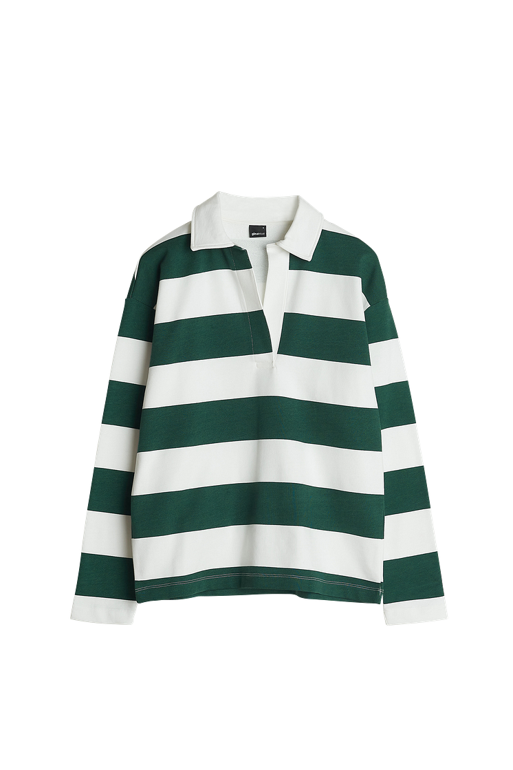 Jadie sweater - green stripe