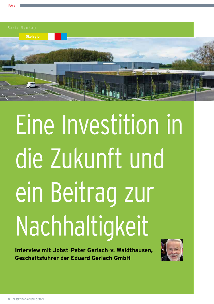 Neubau der Eduard Gerlach GmbH, Teil 1: Ökologie