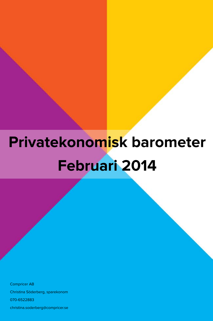 Privatekonomisk barometer februari 2014