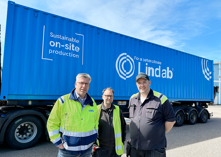 Pontus Andersson, Anders Persson och Peter Lindfors har varit med och utvecklat den nya produktionslösningen.