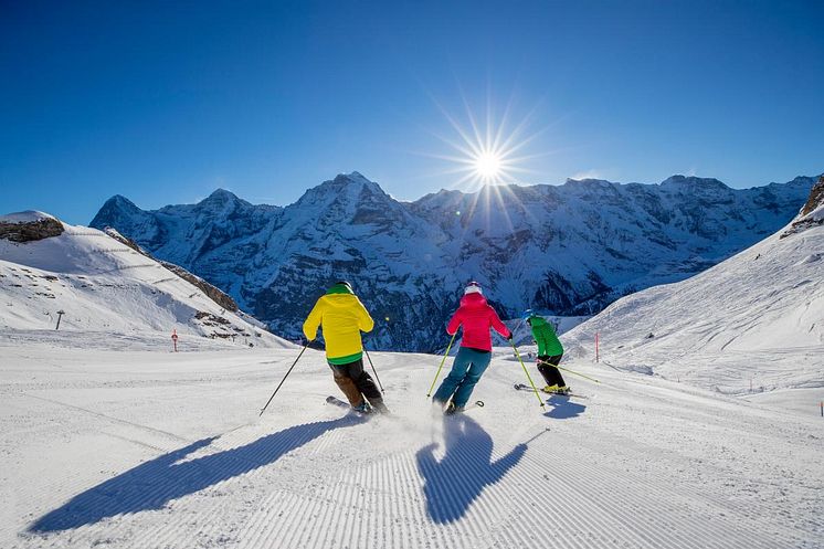 Skifahren am Schilthorn