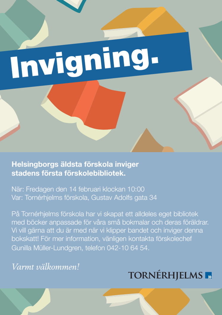 Helsingborgs äldsta förskola inviger stadens första förskolebibliotek