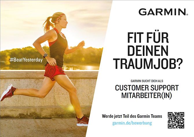 Garmin sucht neue Support Mitarbeiter