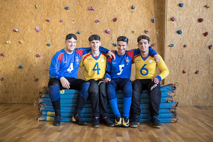 Echipa de GoalBall din Romania