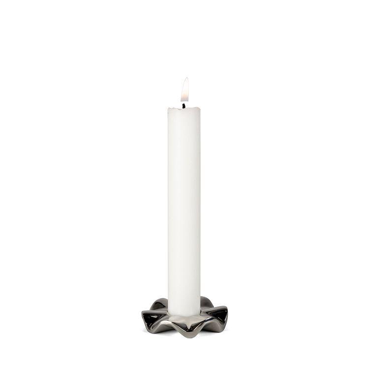 Signe candle holder 2-pcs, silver - Sagaform aw21