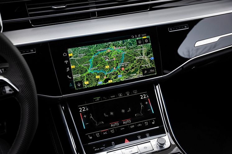 Audi A8 L TFSI e (Vesuvgrå)