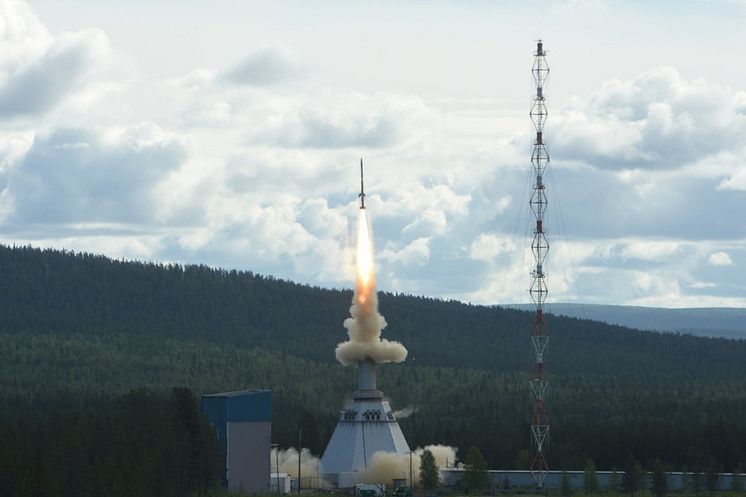 Rocket launch Kiruna