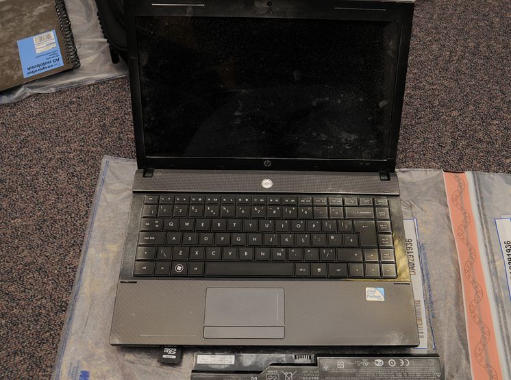 Laptop seized from John Farrell's house