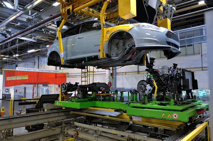Ford startet produksjonene av europeisk elektrisk Focus i dag.