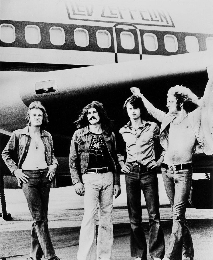 Led Zeppelin 1973, photo credit Bob Gruens