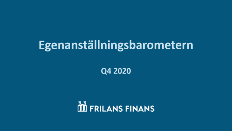 Egenanställningsbarometern 2020 Q4