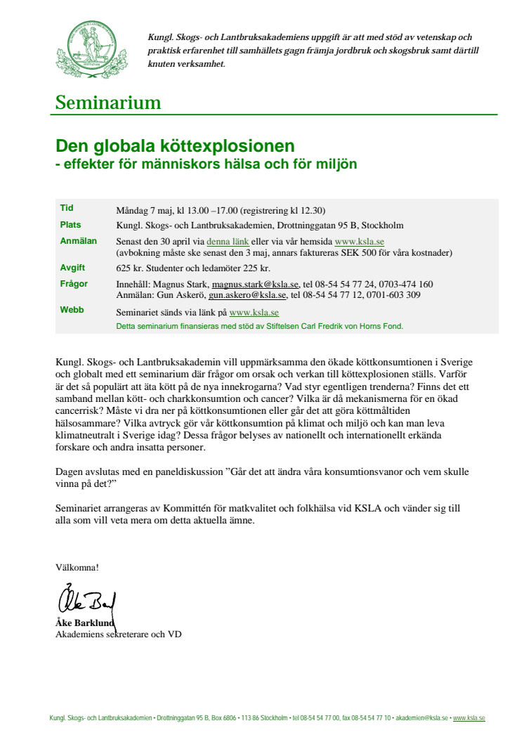 Den globala köttexplosionen – effekter för hälsa och miljö