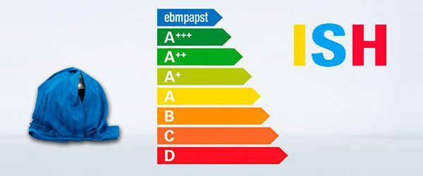 ebm-papst på ISH2015: Premiär för nytt fläkthjul