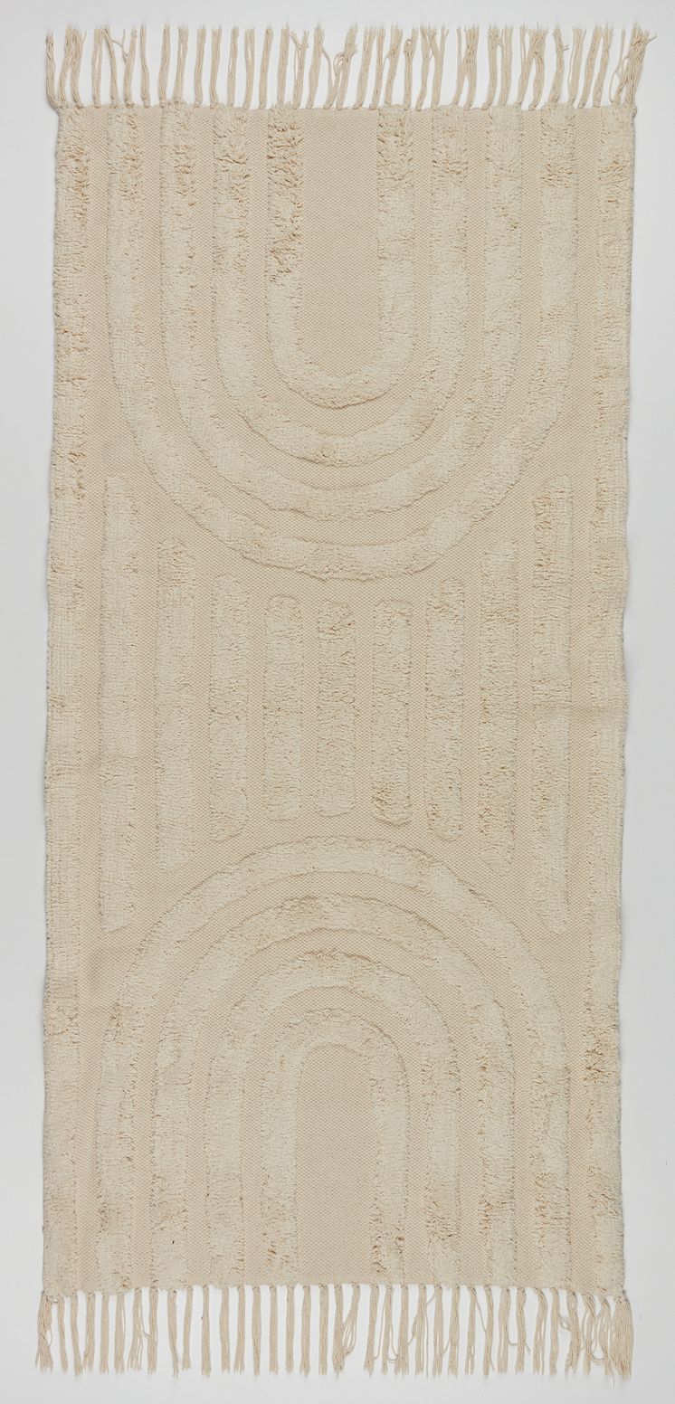 Tæppe TRETORN 70x140 creme (229 DKK)