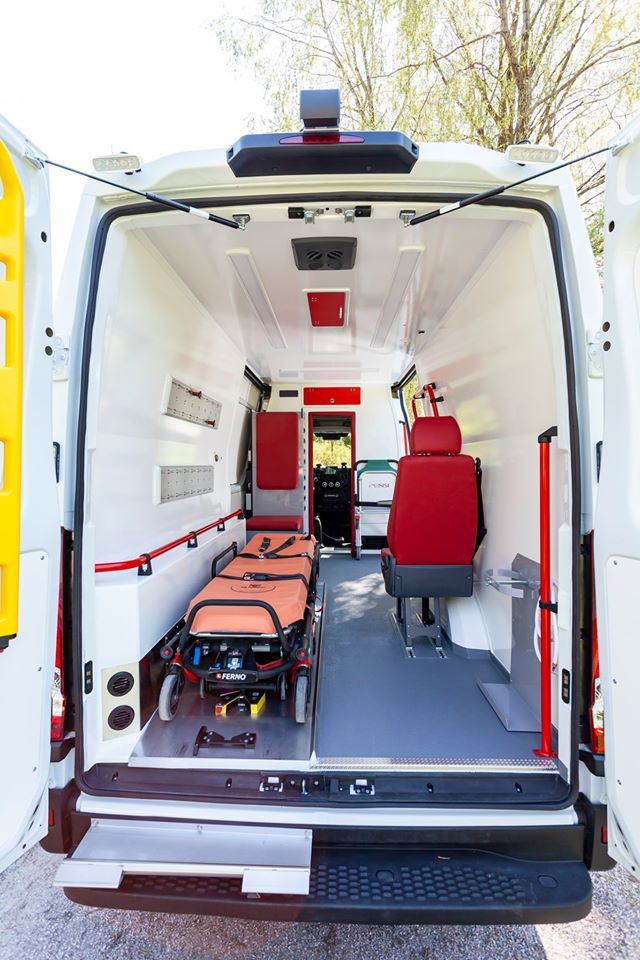 IVECO ambulance in Finland for COVID-19 patients