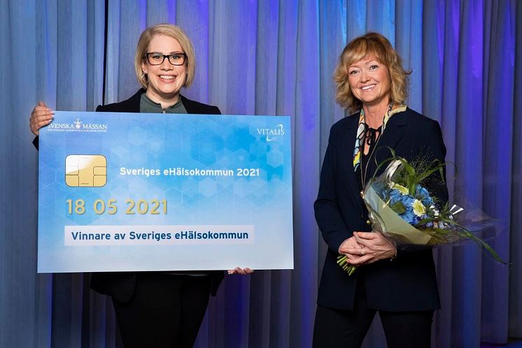 Prisudelning e-hälsokommun 2021