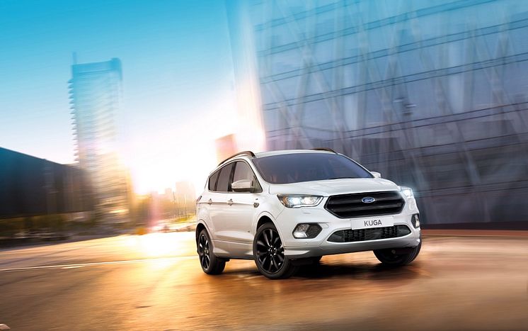 A Ford az új, sportos Kuga ST-Line modellel gazdagítja SUV-kínálatát; ezzel tovább bővül az ST-Line modellcsalád