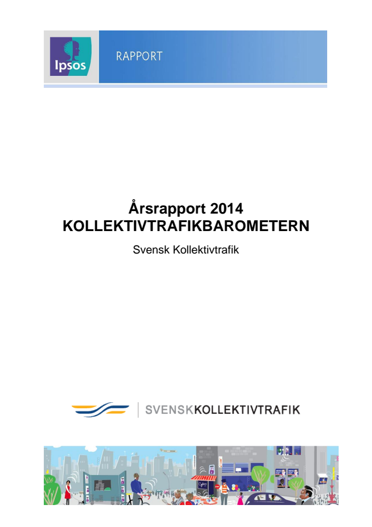 Årsrapport Kollektivtrafikbarometern 2014 med analyser och sammanfattningar