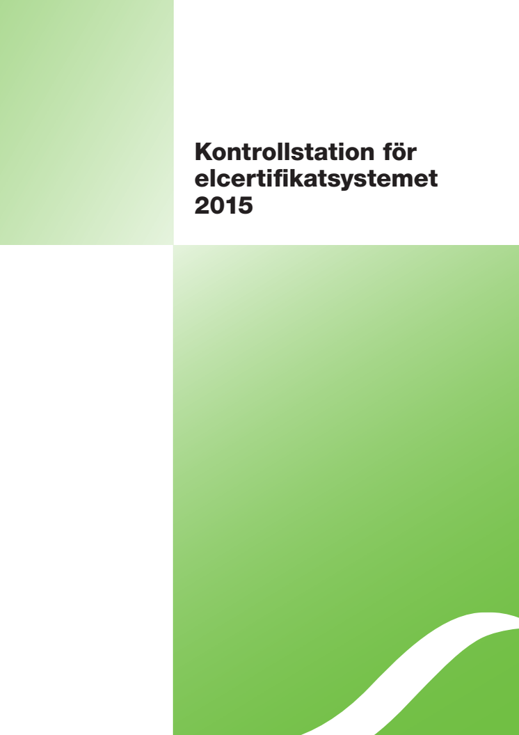 Gemensam sammanfattning för Energimyndighetens och NVEs rapporter