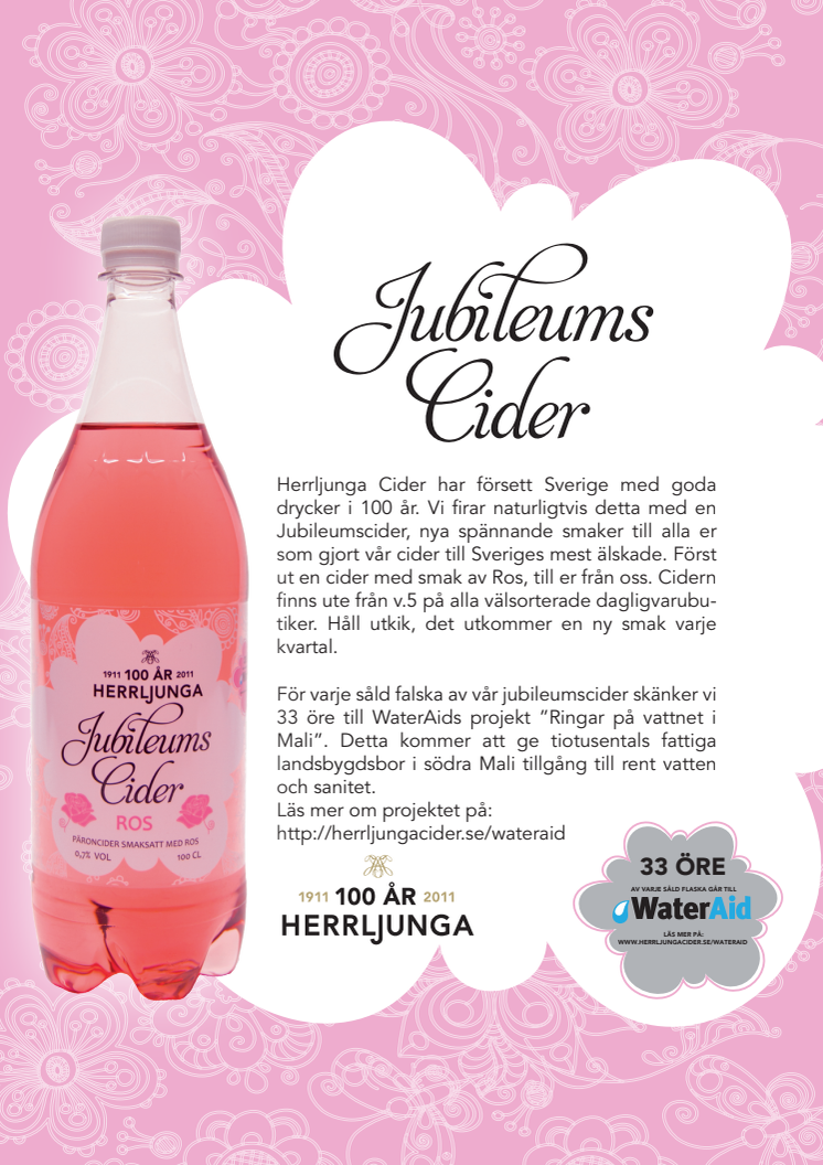 Herrljunga Cider lanserar Jubileumscider!