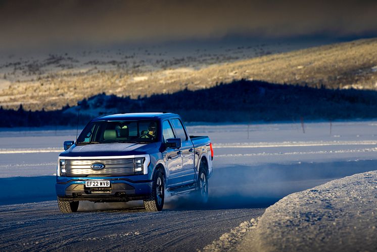 Ford F-150 Lightning Norge vinter 2023