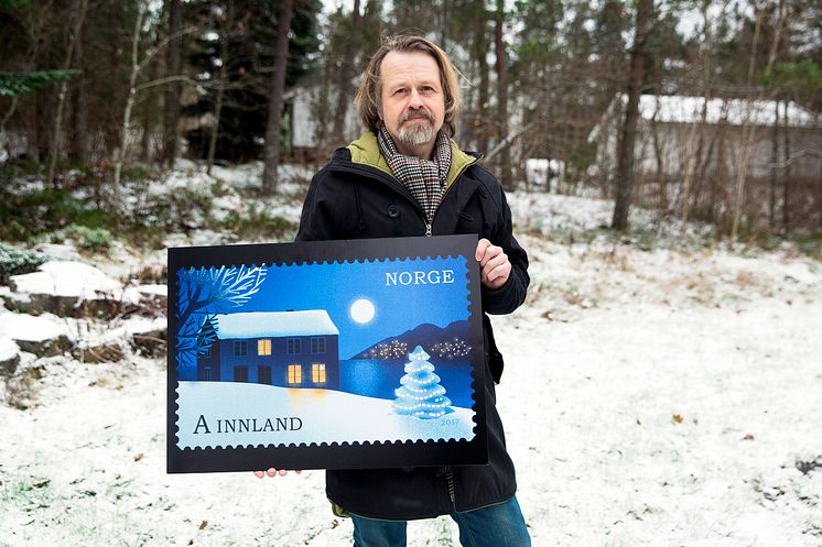 Ragnar Aalbu er årets julefrimerkekunstner. 
