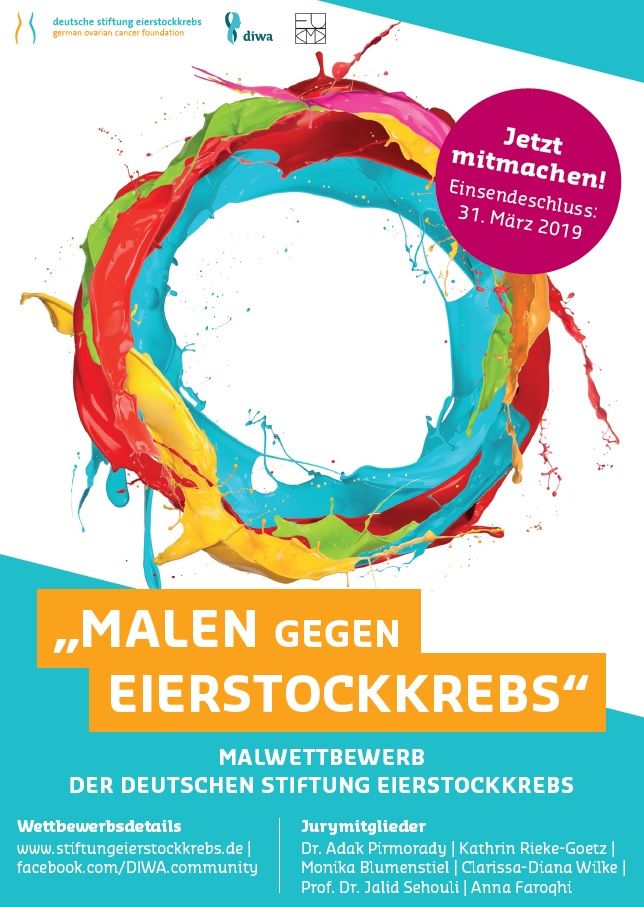 Aufruf - Malen gegen Eierstockkrebs