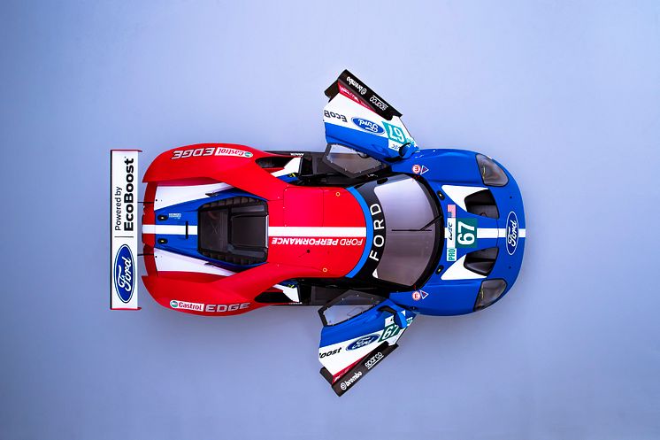 Ford GT from above