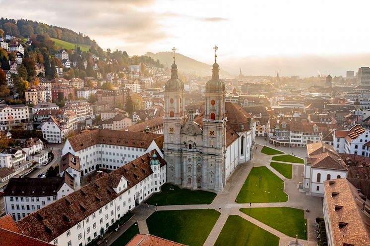 Stiftsbezirk und Kathedrale in St. Gallen