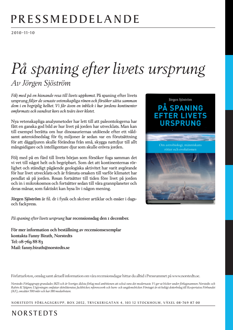 På spaning efter livets ursprung
