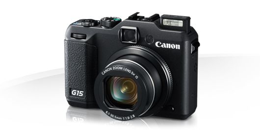 Canon PowerShot G15 vinklad