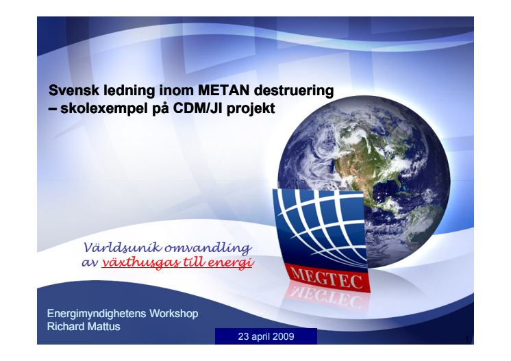 Richard Mattus, Megtec Systems