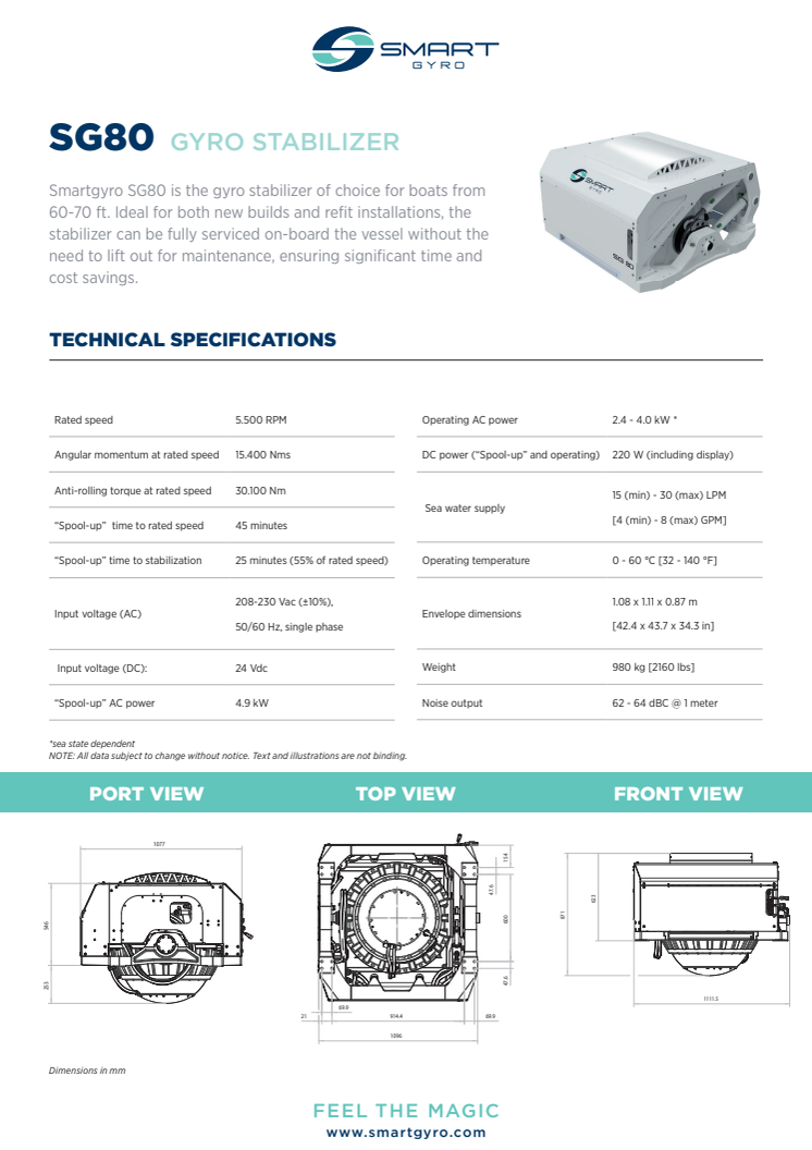 Datasheet - Smartgyro SG80