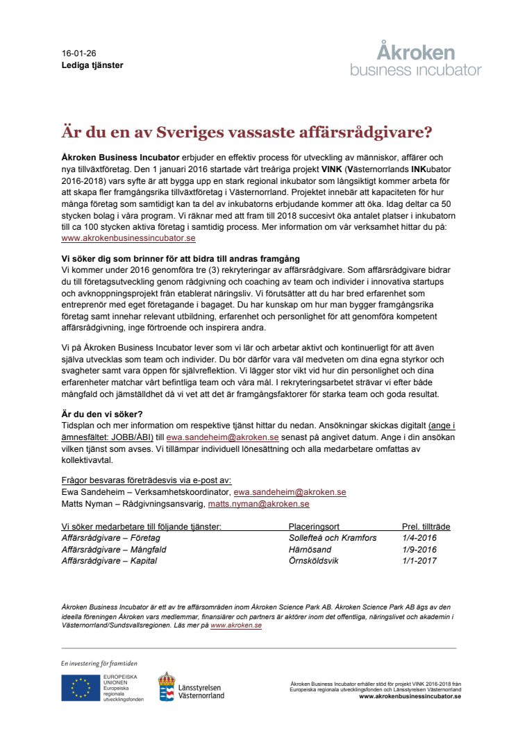 Är du en av Sveriges vassaste affärsrådgivare?