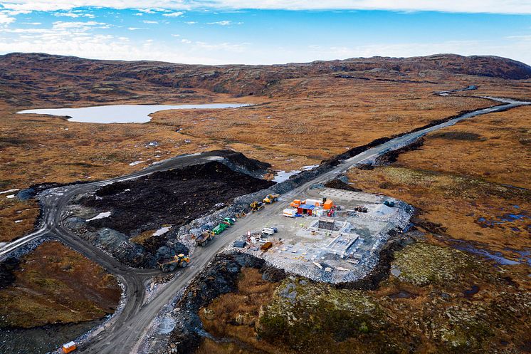 Geitfjellet vindpark, okt 208 servicebygg