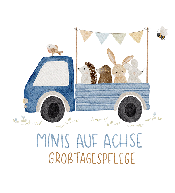 Minis-auf-Achse-Bild-Text