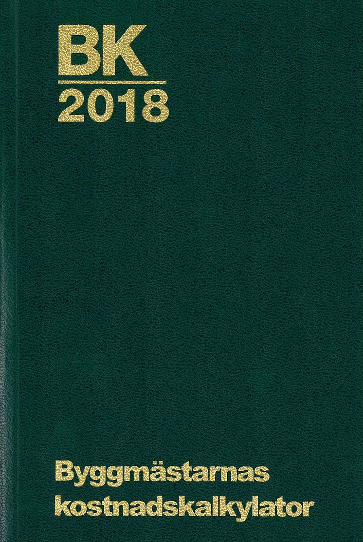 Byggmästarnas kostnadskalkylator BK 2018