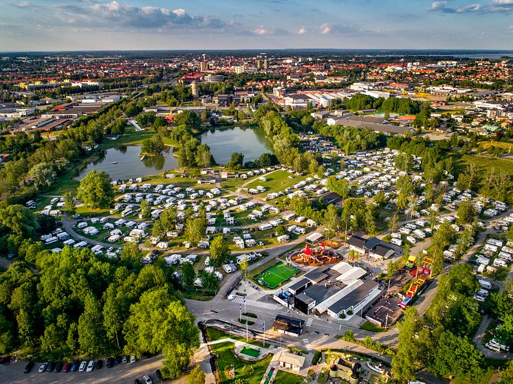 Gustavsviks camping og badetlandet Lost City. Foto: Gustavsvik