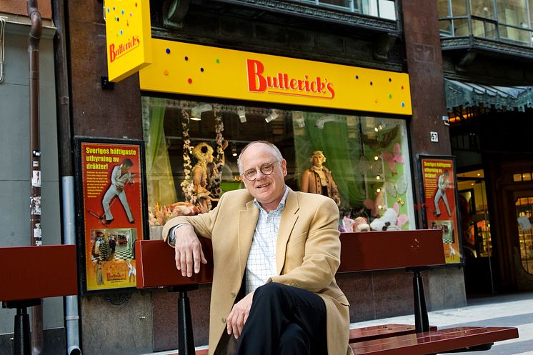 VD - Bengt Olander, utanför Stockholmsbutiken 