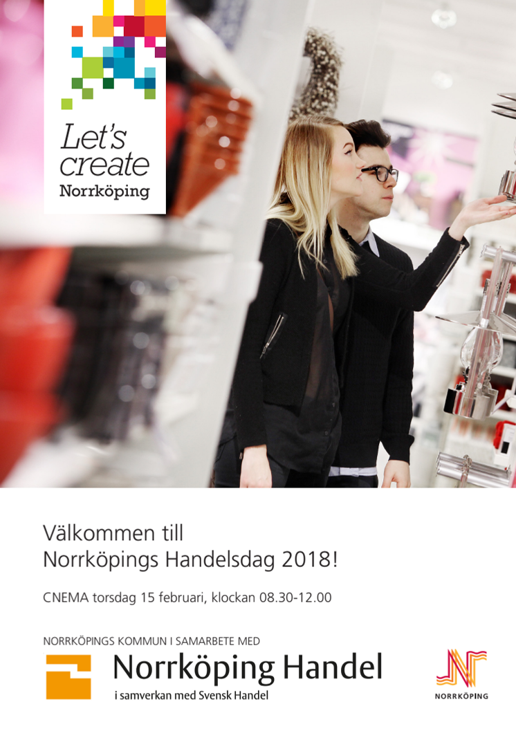 Program, Norrköpings Handelsdag 2018