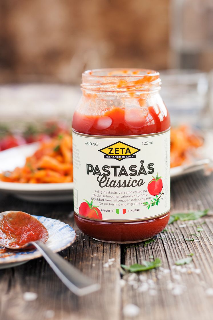 Pastasås Classico, Zeta