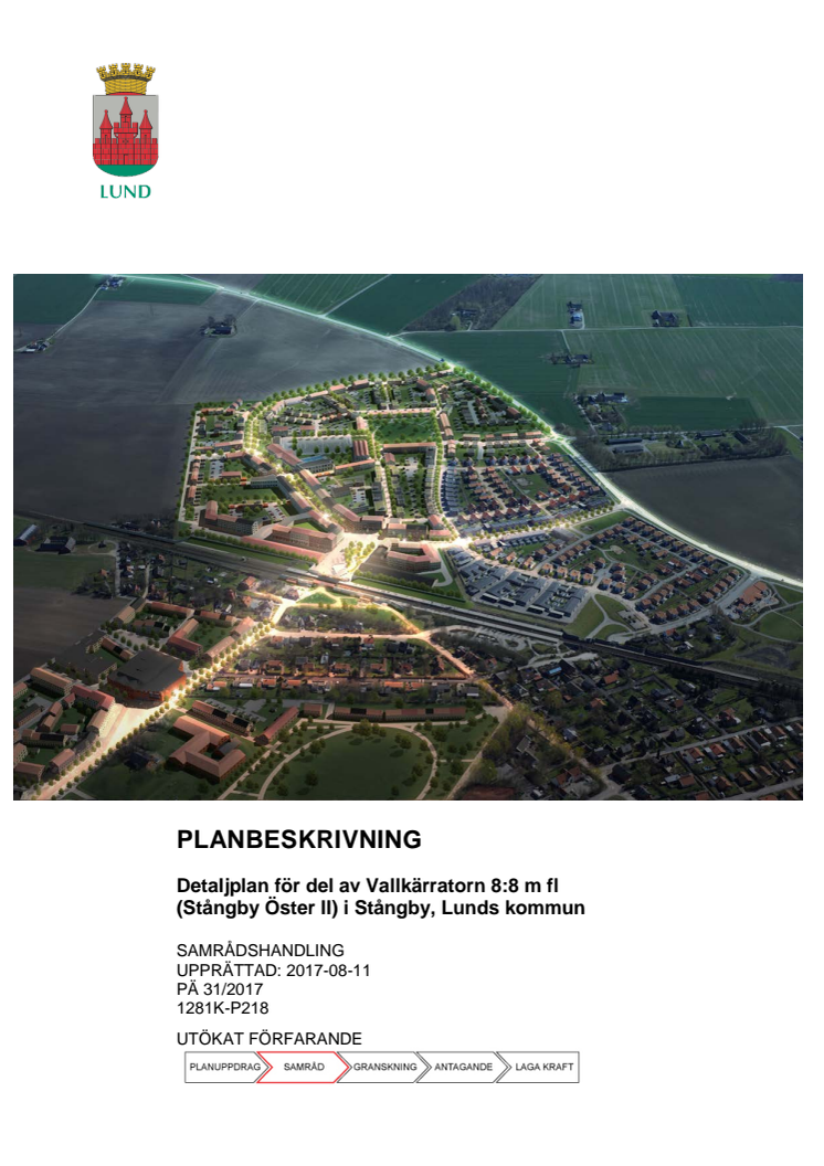 Planbeskrivning Stångby öster II