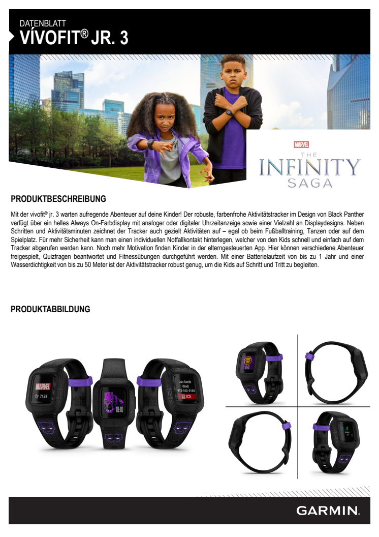 Garmin_Datenblatt_vívofit jr. 3 Black Panther 