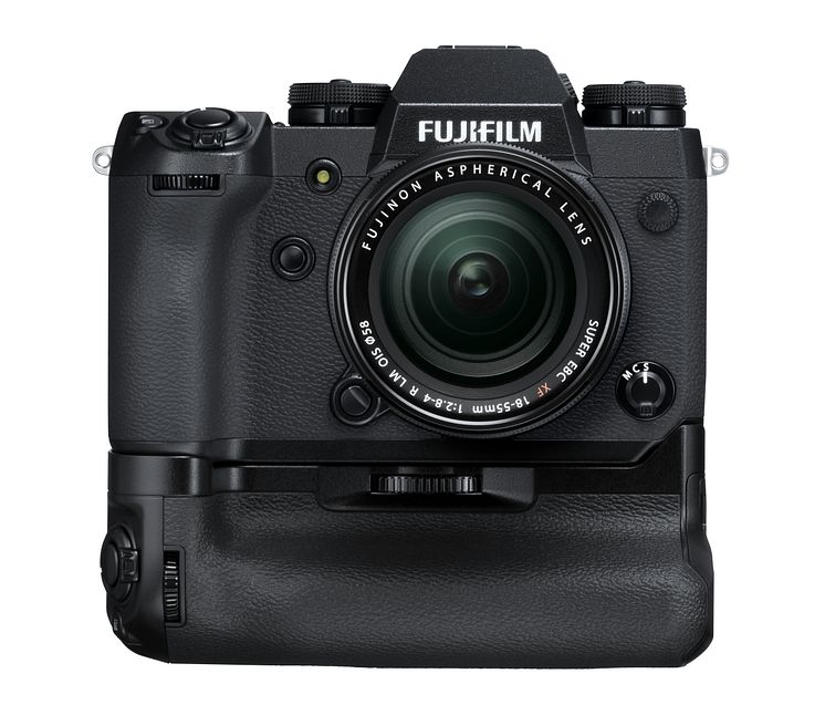 FUJIFILM X-H1 with Vertical Power Booster Grip VPB-XH1 and FUJINON XF18-55 F2.8-4