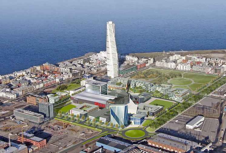 Ny stadsdel i Malmös Västra Hamnen, 2023