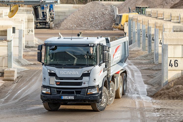 Der Scania XT - ein zuverlässiger Partner der Heinrich Feeß GmbH & Co. KG