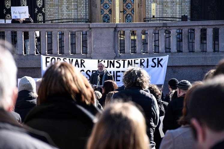 Forsvar kunstnerisk ytringsfrihet – solidaritet med kunstnerne